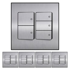 Boedam 內建跳線5開關 雙聯用, 5個