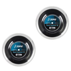 zons Hexploding 18六角網球拍線, 黑色, 2個