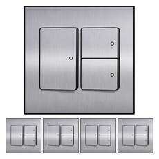 Boedam 內建跳線3孔開關 2入, 5個