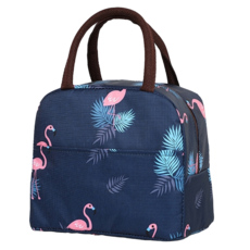 微笑野餐便當袋, 海軍藍紅鶴, 1個