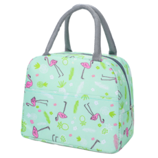 微笑野餐便當袋, 薄荷紅鶴, 1個