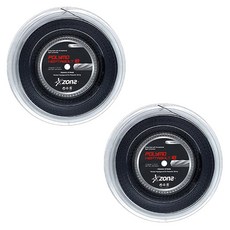 zons HEPTABOLT 18扭轉網球拍線, 黑色, 2個