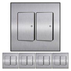 Boedam 內建跳線 2孔開關 2入, 5個