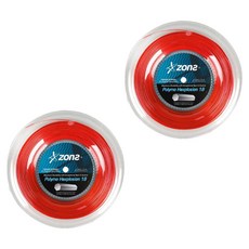 zons Hexploding 18六角網球拍線, 紅色, 2個