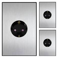 Boedam 1孔嵌入式插座, 3個