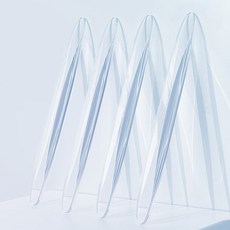 씨티알 차량용 범퍼 곡면 도어가드 쿠션형, 투명, 4개