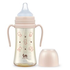 토비앤몰리 PPSU 몰리 빨대젖병, 280ml, 1개, 핑크