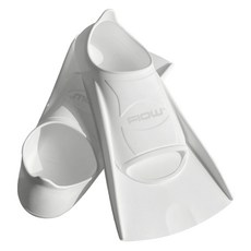 FLOW 短蛙鞋 游泳 戲水 腳蹼, 白色