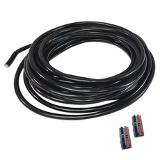 One Stop 裁切 VCTF 電線 黑色 5m + 2P 壓桿式連接器 2p 套組 1.5SQ X 2C, 1套