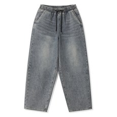 M.N.C 男款弧形氣球鬆緊腰牛仔褲 MDIP630BJ