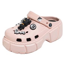 페이퍼먼츠 여성용 첵스리본 키높이 고급형 EVA 샌들 6.5cm 10026