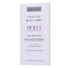 인온투 바이올렛 페이셜 왁스스트립 레그 앤 바디 20p, 15g, 1개