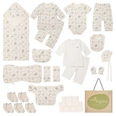 with organic Momo的森林 新生兒用高級夏季彌月禮盒