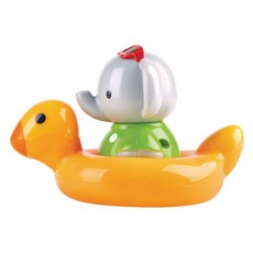 Hape 兒童旋轉鴨子船沐浴玩具, 1個, 混合顏色