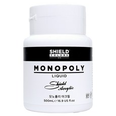 쉴드 모노폴리 점보 아크릴 600 화이트, 500ml, 1색