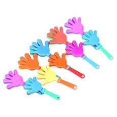 Live Fin 應援道具 手掌拍拍器, 10個, 混合顏色