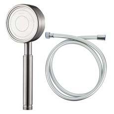 World Clean Allstain Tornado蓮蓬頭+PVC防垢軟管1.5m組, 銀色, 1組