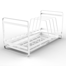 비투윈 깔끔 접시 정리대 B타입 혼합 홀더, 화이트, 1개