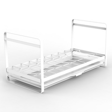 B2WIN 整潔碗盤整理架 B型 碗盤架, 白色, 1個