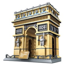 ATTO BLOCK 凱旋門 L牌相容積木, 1個, 混合顏色