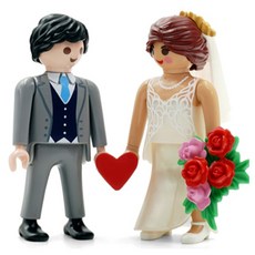 Playmobil 摩比人 雙人包 婚禮情侶公仔 71507, 1個