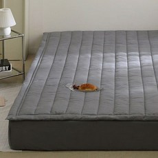 플로라침구 데일리 세미마이크로 밴딩 패드, 딥그레이