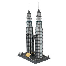 ATTO BLOCK 雙子星塔相容積木 5213wg, 1個, 混色