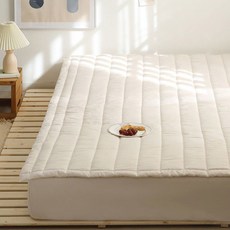 플로라침구 데일리 세미마이크로 밴딩 패드, 베이지