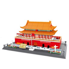 WANGE 萬格 天安門 相容積木 5218wg, 1個, 混合顏色