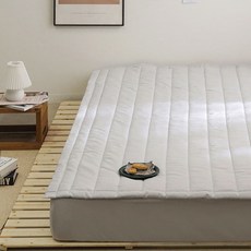 FLORA 日常半超細纖維鬆緊帶床墊, 灰色