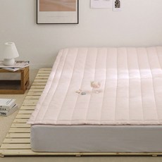 플로라침구 데일리 세미마이크로 밴딩 패드, 핑크