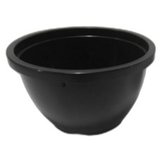 플라스틱 원형 분갈이 다육이 플분 야생화 항아리 화분, 20개, 검정