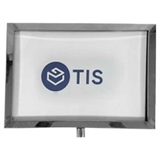 TIS 橫式警示柱告示牌架, 銀色, 1個