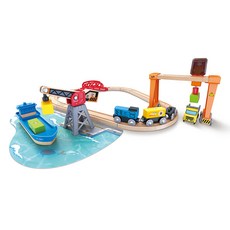Hape 港口吊車火車組, 1組, 混色