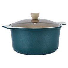 CHEFWAY IH電磁爐兩用海芙湯鍋, 28cm, 1個, 藍綠色