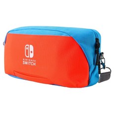 HOHOO 任天堂 Switch 2 OLED Lite 多合一便攜收納包, 單一商品, 紅色 + 藍色, 1個