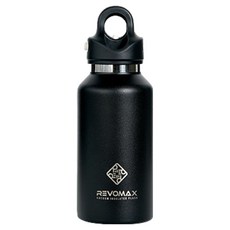 레보맥스 보온 보냉 원터치 텀블러, 오닉스블랙, 355ml, 1개