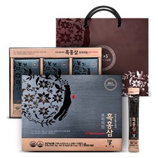 Amos Healthcare 頂級6年根黑紅蔘 30入 + 購物袋, 300ml, 1個