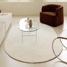 보웰 심플리 워셔블 카페트 타원형