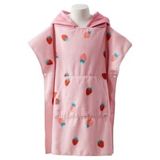 Modern House 連帽海灘斗篷 60 x 120 cm, 草莓, 1個