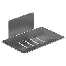 Celliving 免鑽孔肥皂架, 灰色, 1個