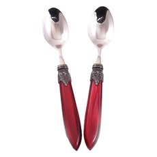 RIVADOSSI SANDRO Raula 茶匙 紅色, 2個