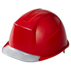 DONGMYUNG 建築工地 工地 頭部保護 新型透明面罩安全帽 紅色 DMS-M-3001(AM-841), 1個