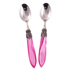 RIVADOSSI SANDRO Raula 茶匙 粉紅色, 2個, 單品