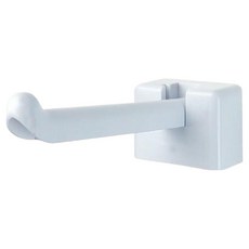 셀리빙 무타공 접이식 샤워타올걸이, 화이트, 1개