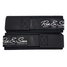 HOWLF Races&Lup拳擊手套轉換器 拉鍊帶, 黑色 + 白色, 1套