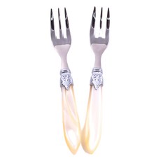 RIVADOSSI SANDRO Laura Shine 茶叉 象牙白, 2個, 單品