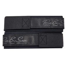 하울프 레이스앤룹 복싱 글러브 컨버터 레이스 업 스트랩, 블랙 + 블랙, 1세트