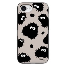 유스픽 디자인 카드 2장 수납 마그네틱 도어 휴대폰 케이스