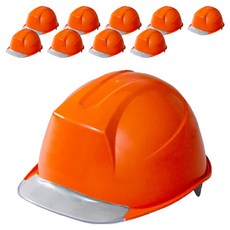 동명 신투구형 투명창 안전모 DMS-M-3001(AM-841), 오렌지, 10개